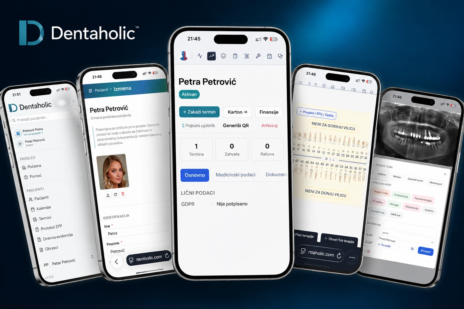 Dentaholic na telefonima